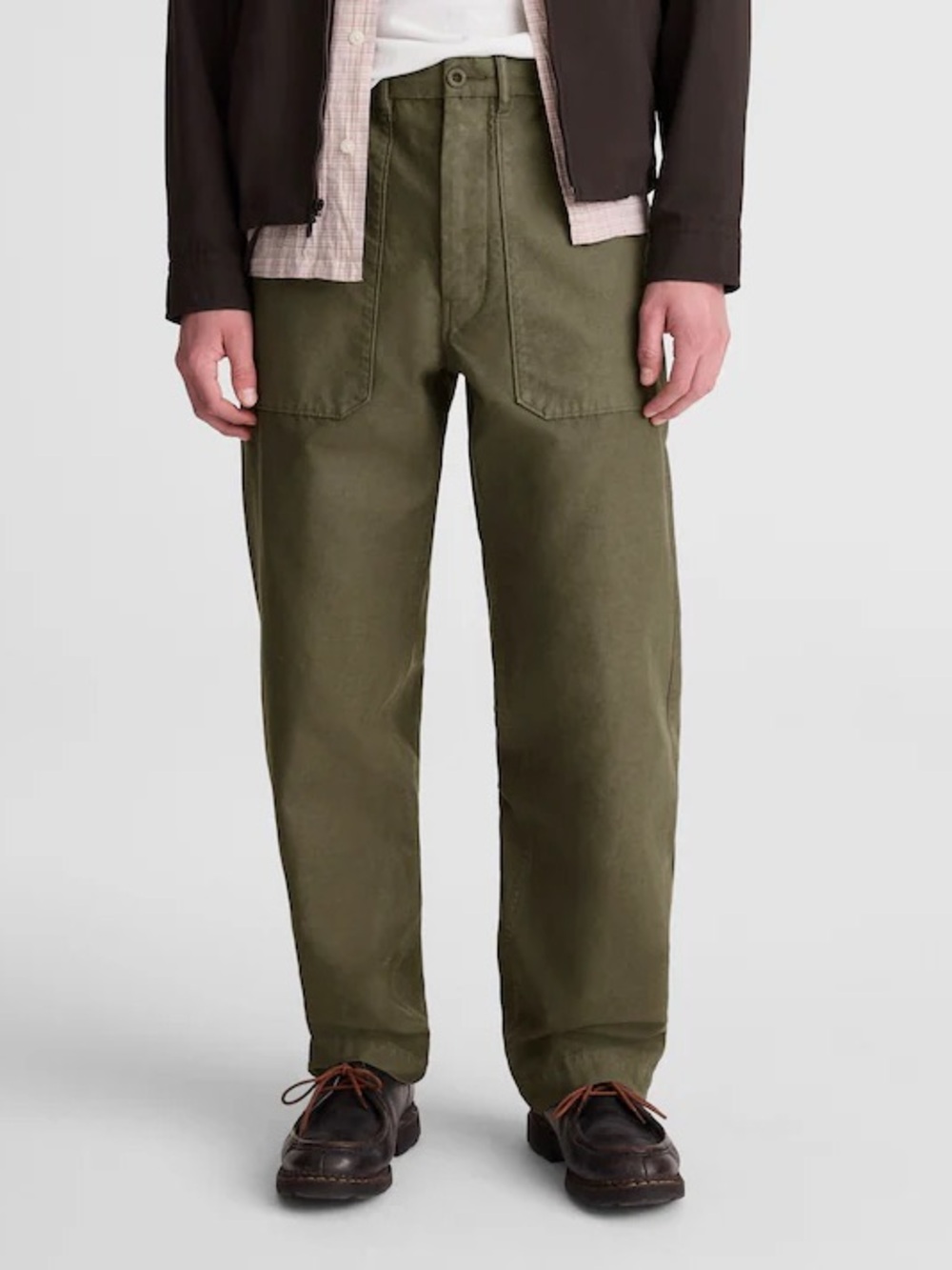 MADEWELL Fatigue Pants in Reverse Sateen